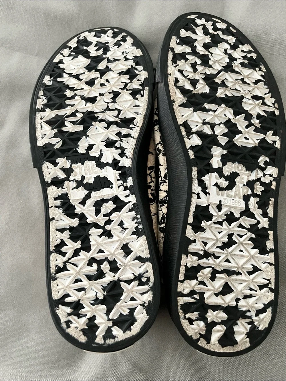 Vision Street Wear Punkskull High-Top Canvas Sneakers 1986 - size 10